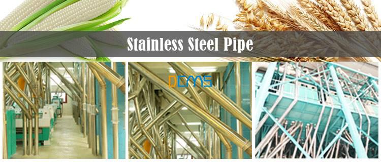 stainless steel pipes in milling machines