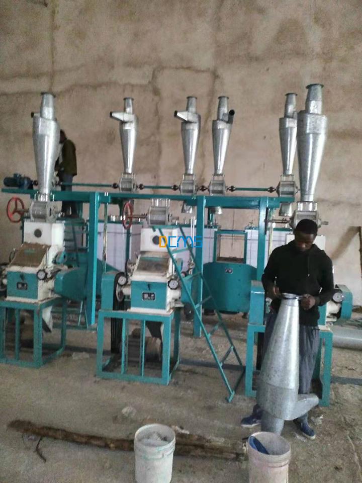 20t maize mill installing in Tanzania