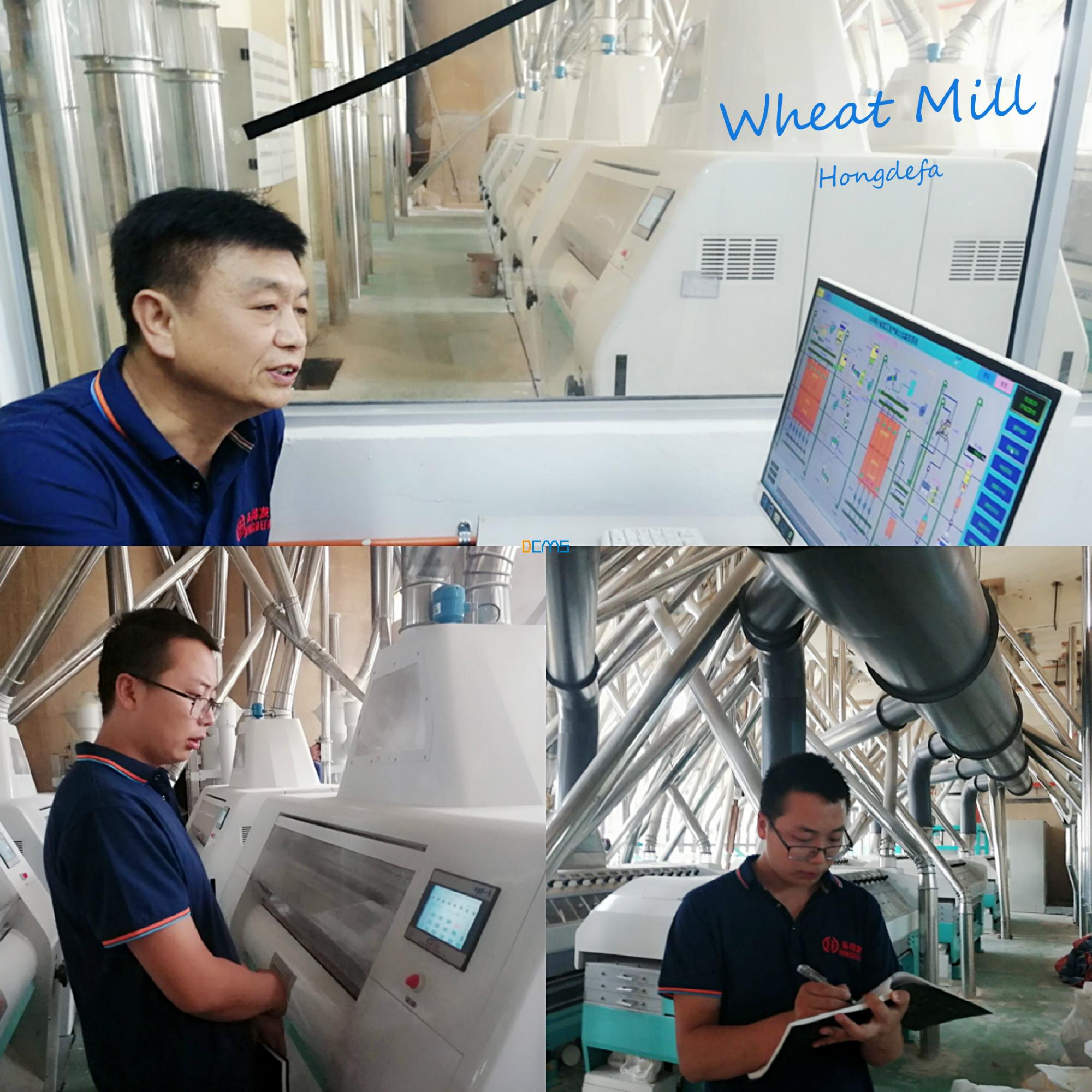 Congra: 300t flour mill testing